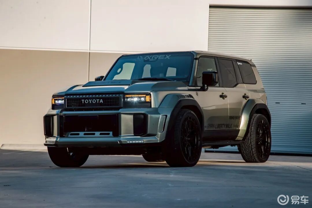 丰田霸道改宽体颜值直接拉满，改装后还能胜任硬核越野场景吗