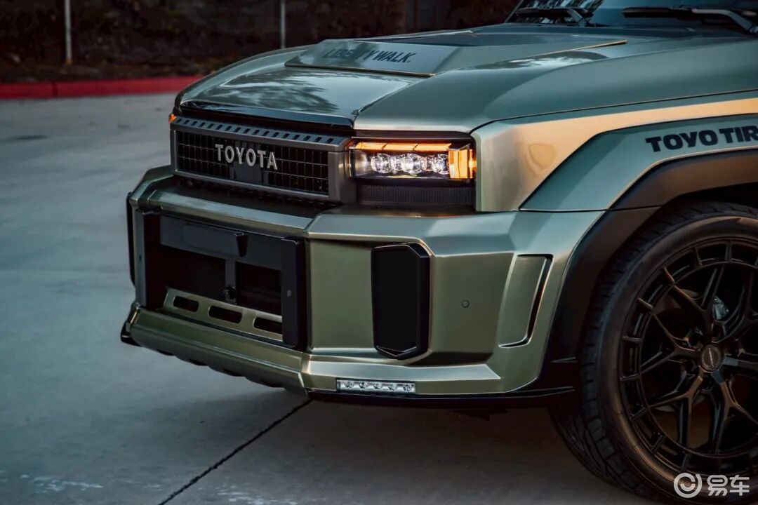 丰田霸道改宽体颜值直接拉满，改装后还能胜任硬核越野场景吗