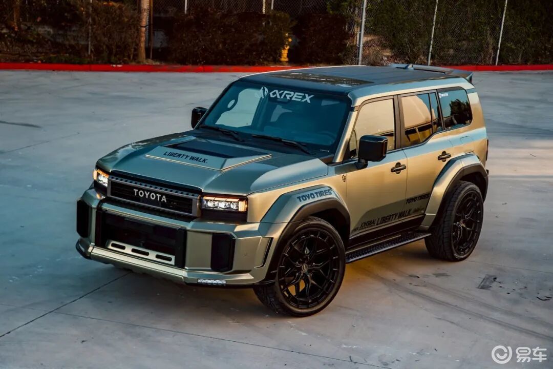 丰田霸道改宽体颜值直接拉满，改装后还能胜任硬核越野场景吗