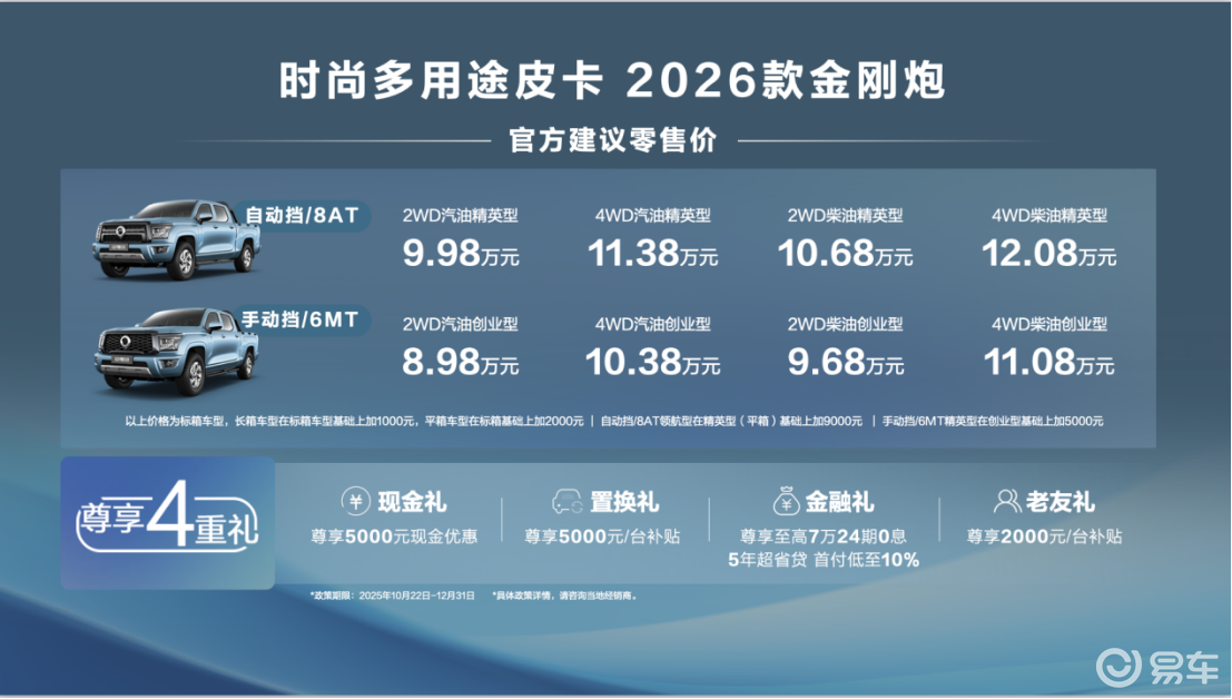 从2026款金刚炮上看到中国皮卡的“价值升维”