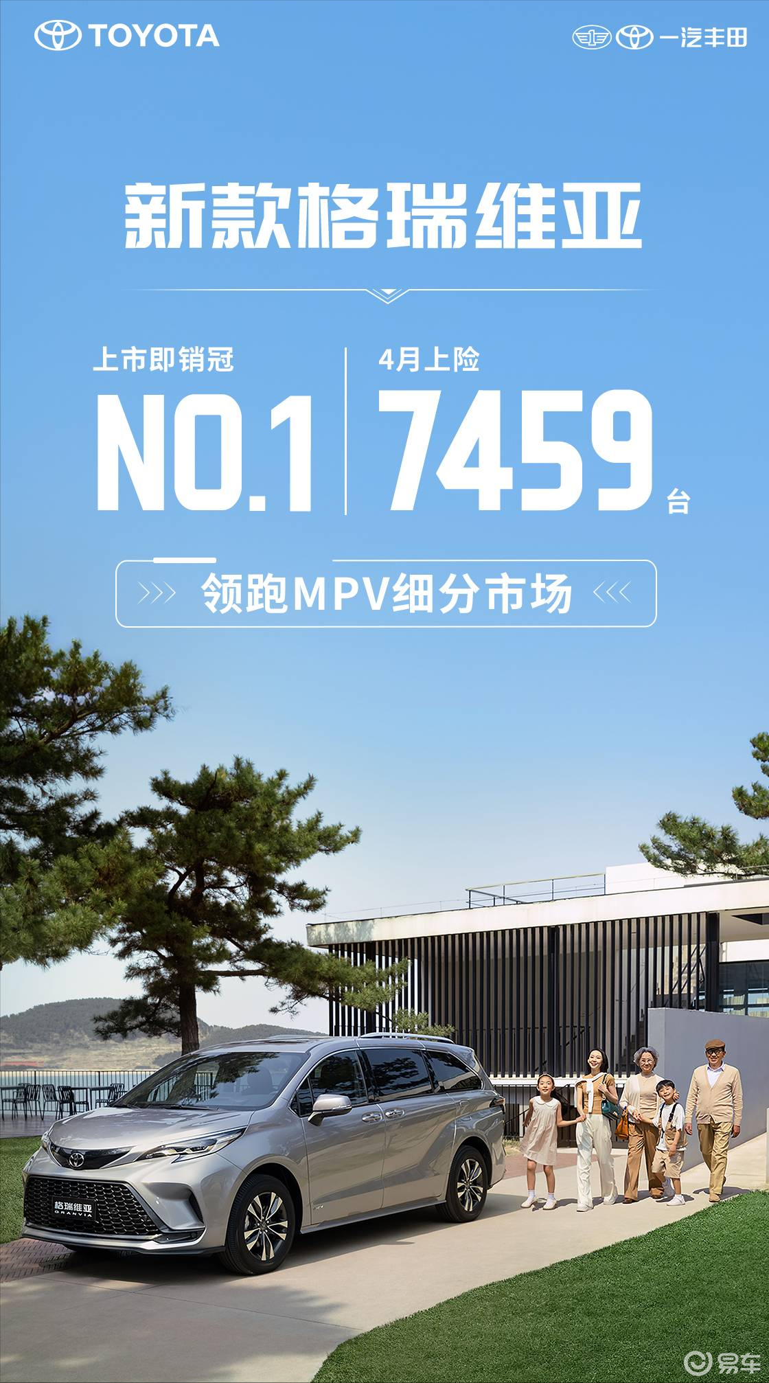 新款格瑞维亚4月热销7459台，MPV细分市场销量冠军