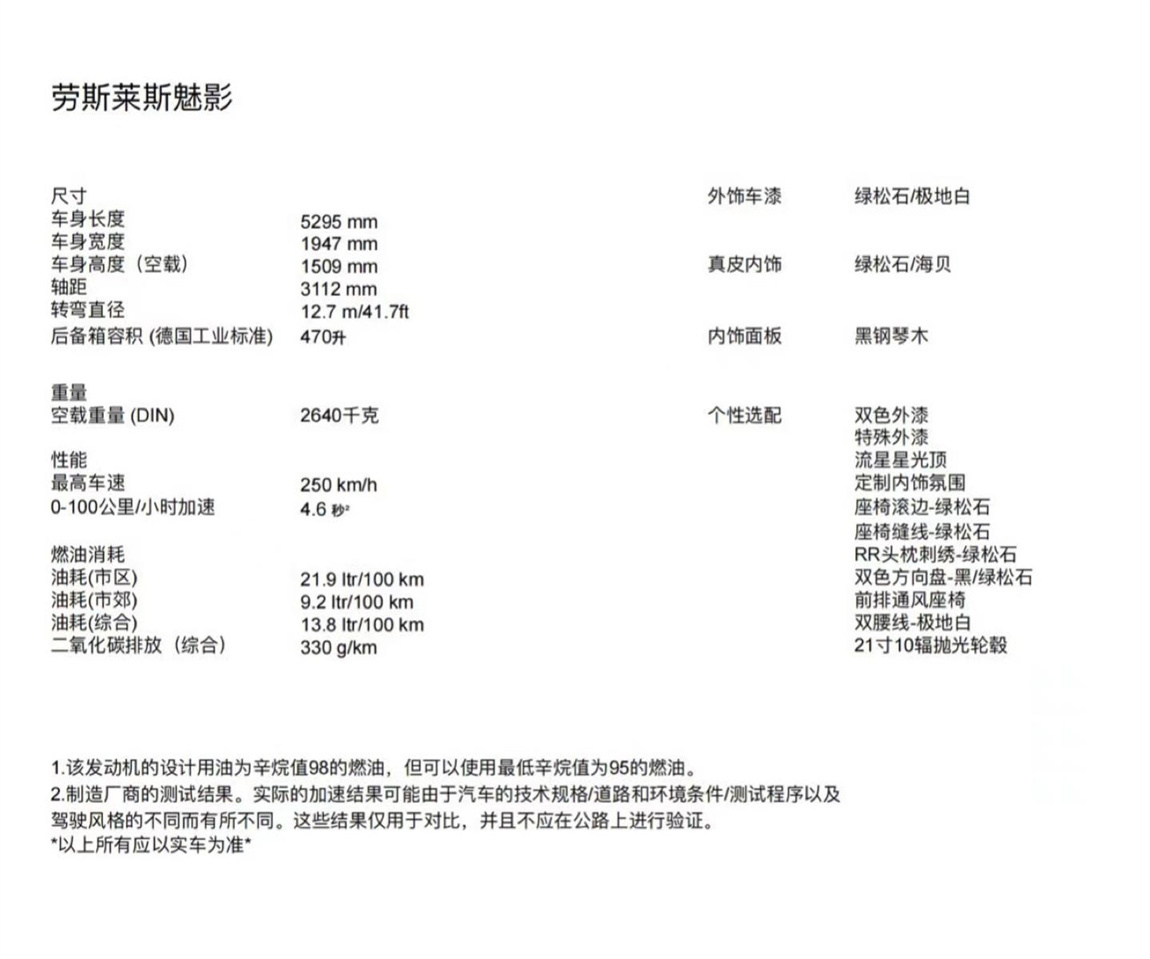 勞斯萊斯魅影一代和二代_易車知識庫