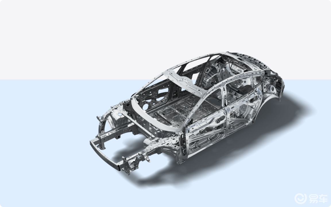 從拆車視頻來看,哪吒s的車身骨架是籠式車身結構,依照最新的中歐雙