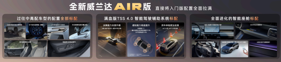 13.78万元起！全新换代威兰达AIR版正式推出