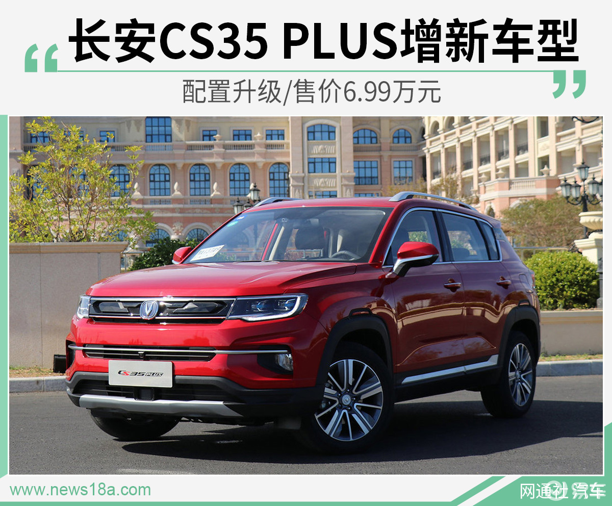 长安cs35plus增新车型售价699万元