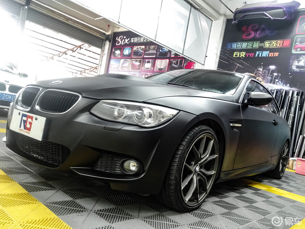 宝马m3车身改色钛金石墨黑rg瑞集改色膜福建泉州店出品