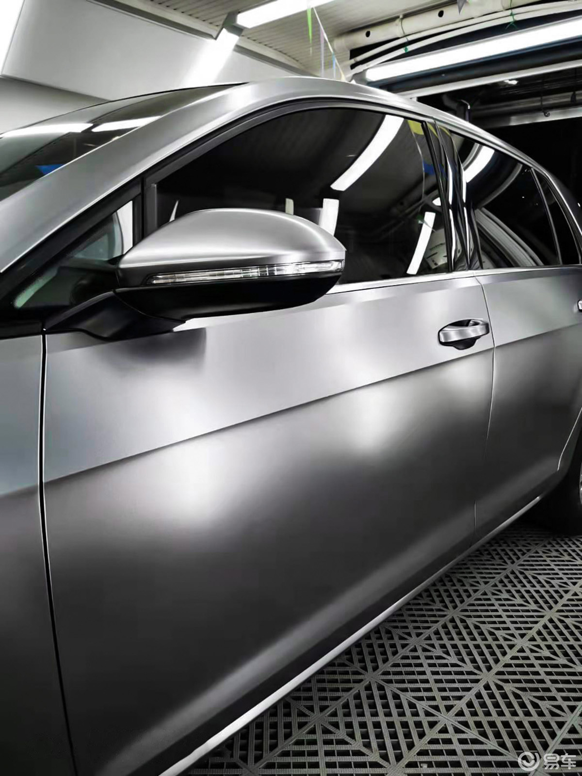 高尔夫7车身改色电光钛灰 rg瑞集改色膜河北石家庄店出品