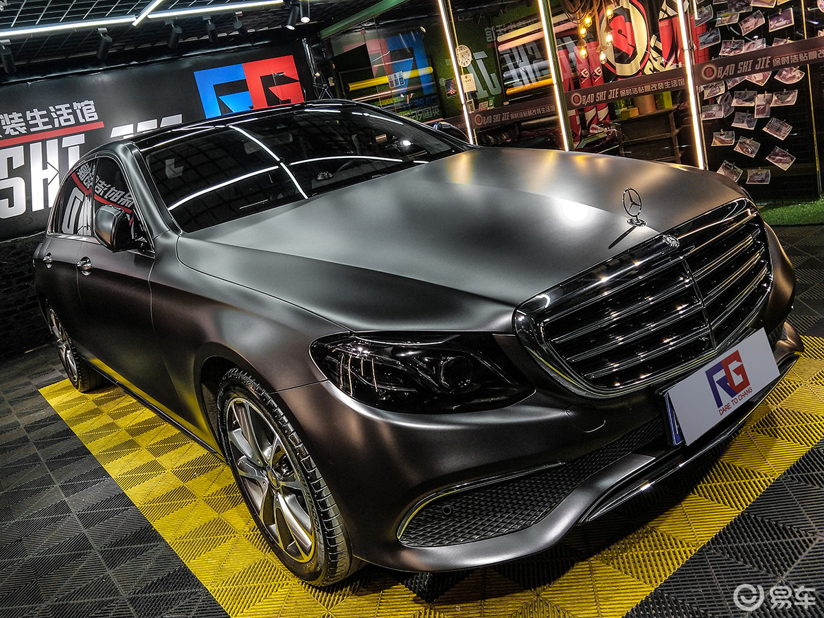 奔驰e300车身改色膜rg瑞集改色膜陕西西安加盟店出品