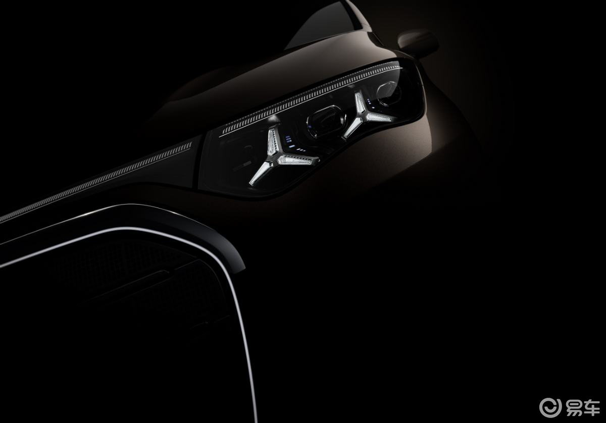 纯电架构、造型科幻,奔驰VLE再放预告图