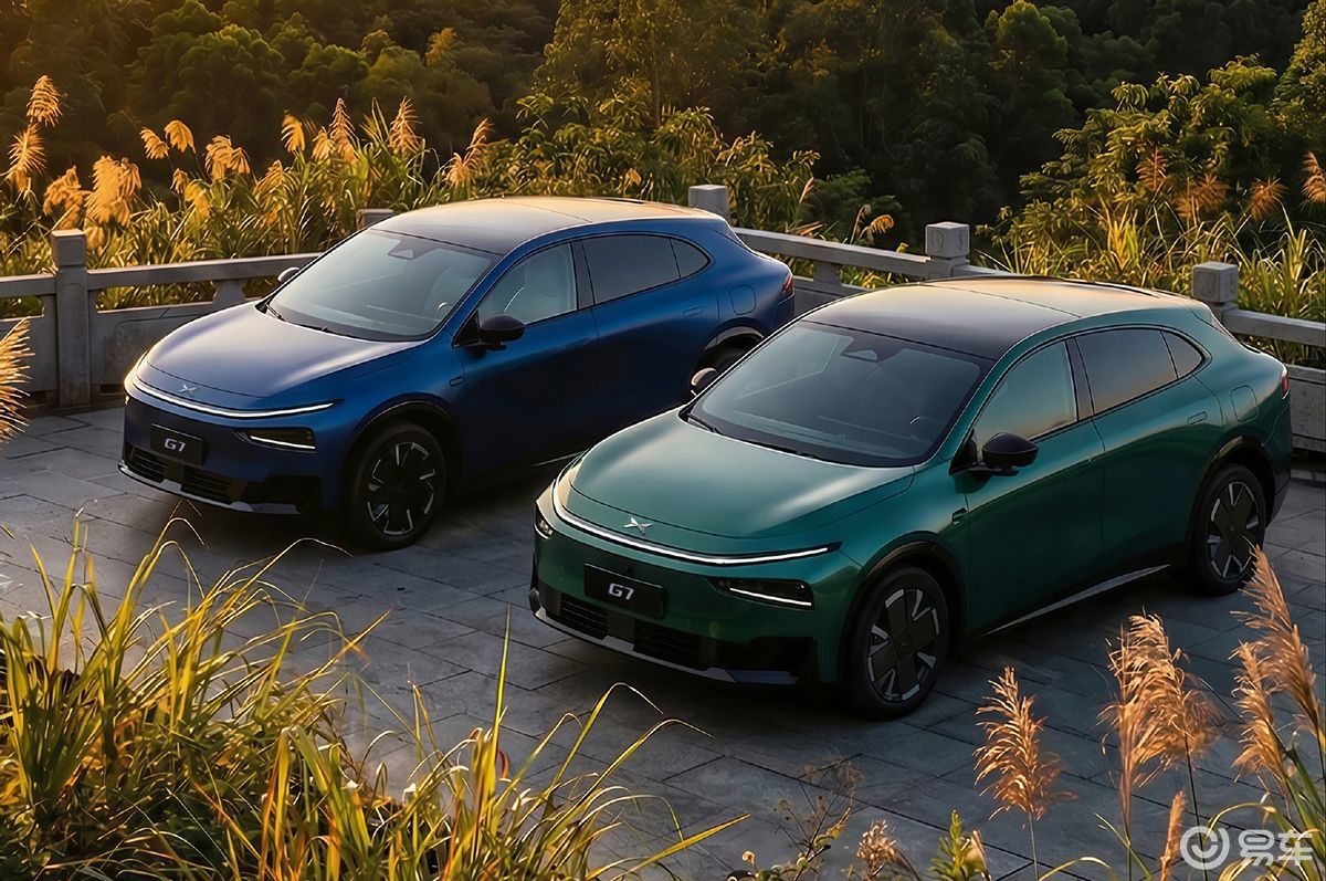 小鹏官方推出G7改色！两款高饱和度颜色，很抓眼球