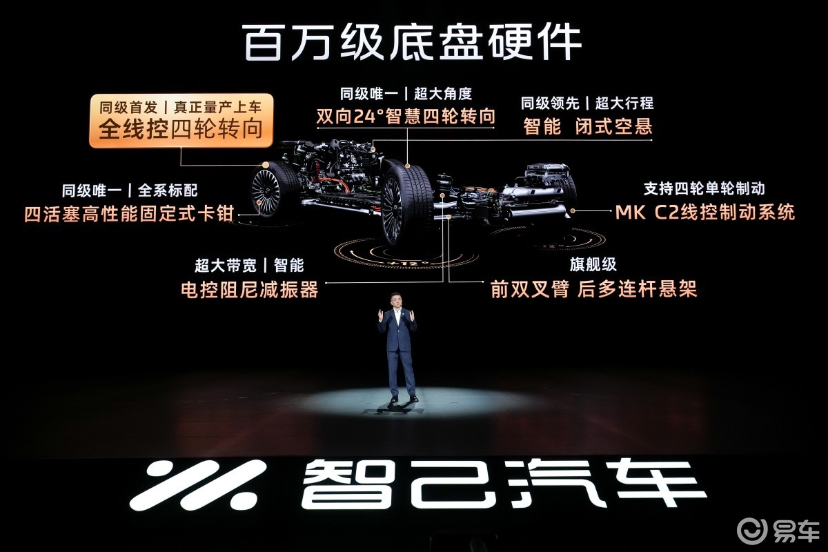 30万内唯一线控转向SUV 24.98万起智己LS8上市