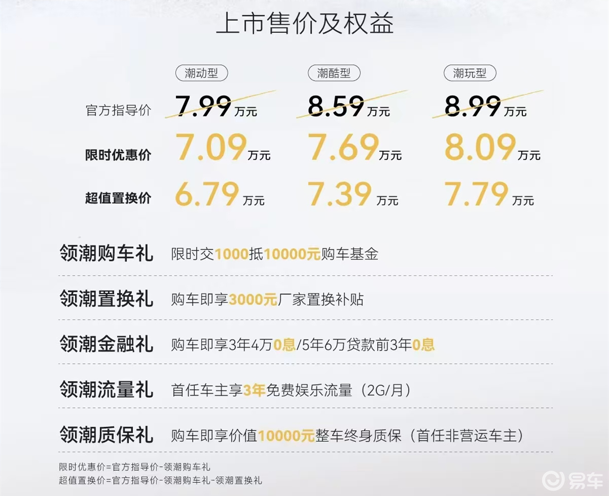 置换价6.79万起，奇瑞瑞虎7&瑞虎5三款新车上市