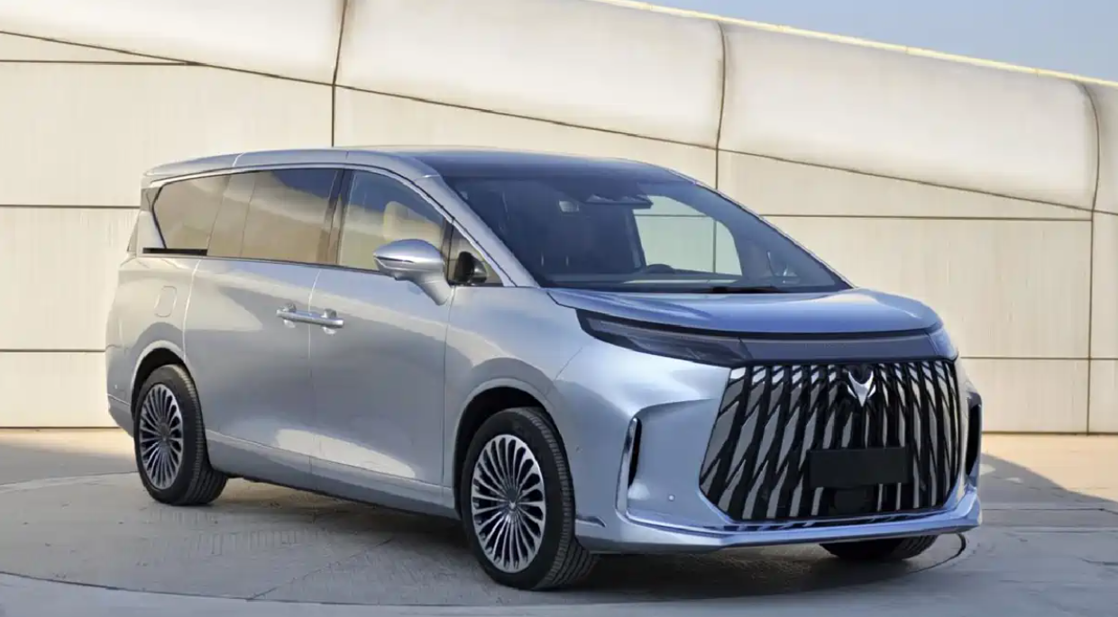 极狐全新大型MPV曝光，轴距3米2+增程动力，底盘有看点