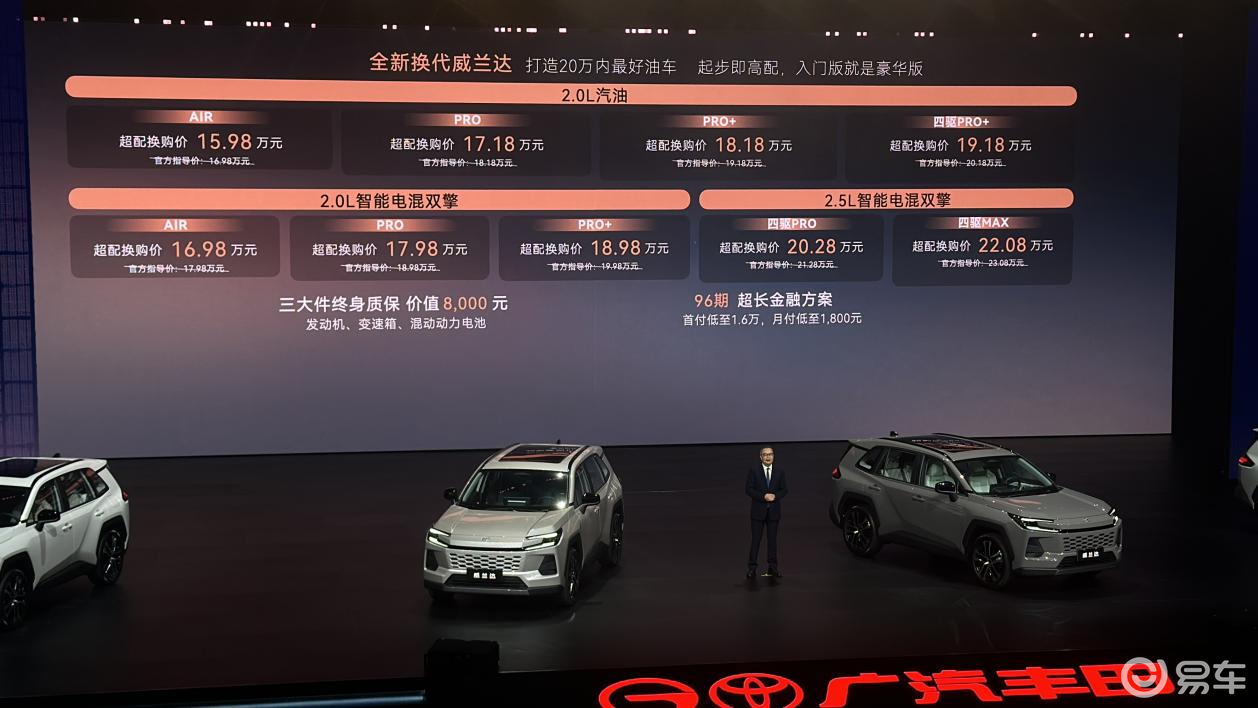 15.98万起！全新威兰达：油车的智能天花板