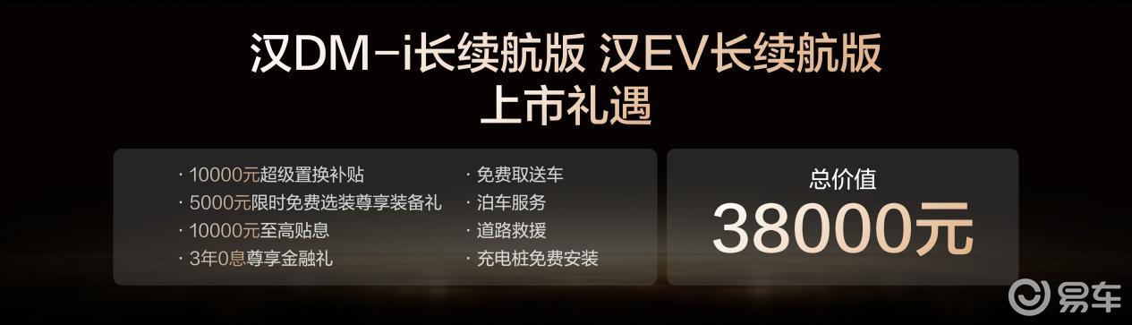 百万用户共创,比亚迪汉长续航版上市,补贴后15.98万起