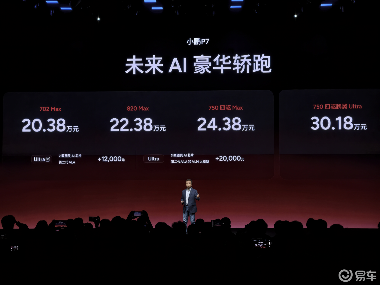 小鹏 P7 焕新上市 20.38 万起