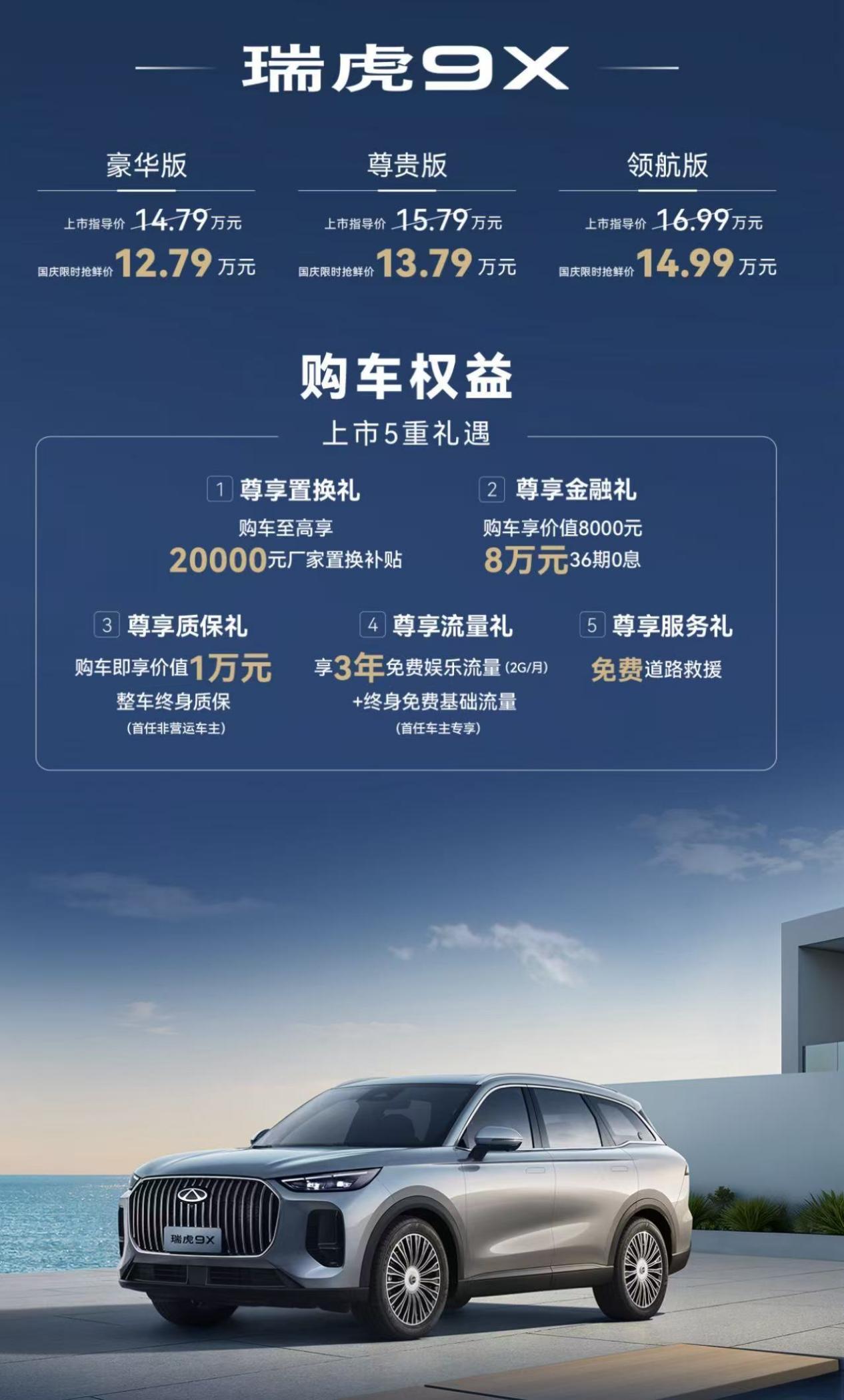 发布“中国新燃油”战略，奇瑞瑞虎9双旗舰上市