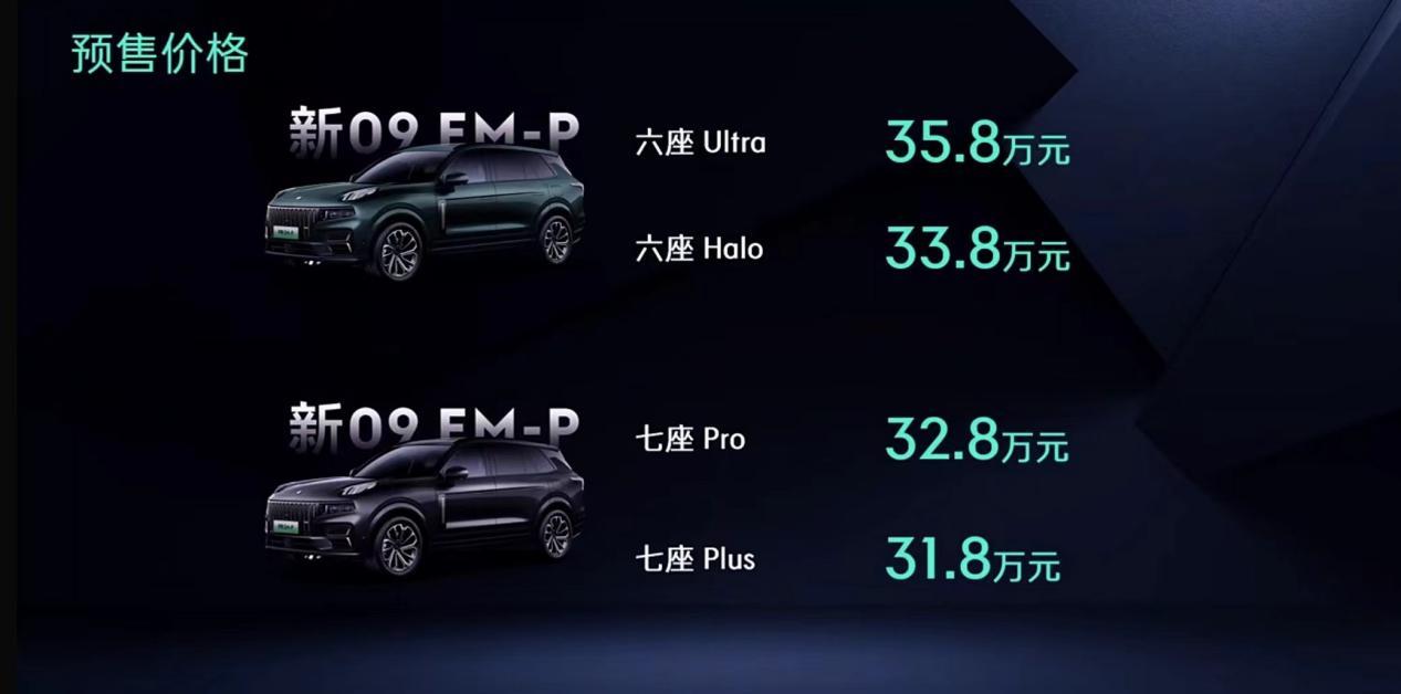 31.8万起，动力提升，新款领克09 EM-P开启预售