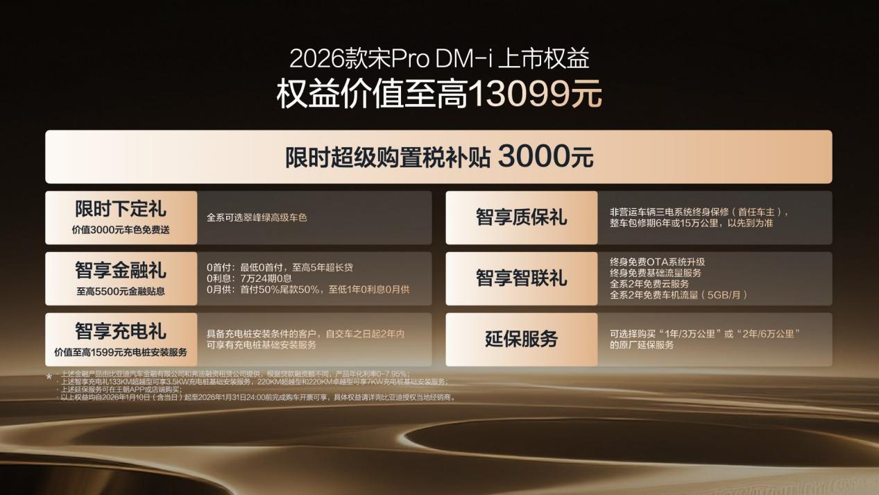 2026款宋Pro DM-i 220km长续航版上市