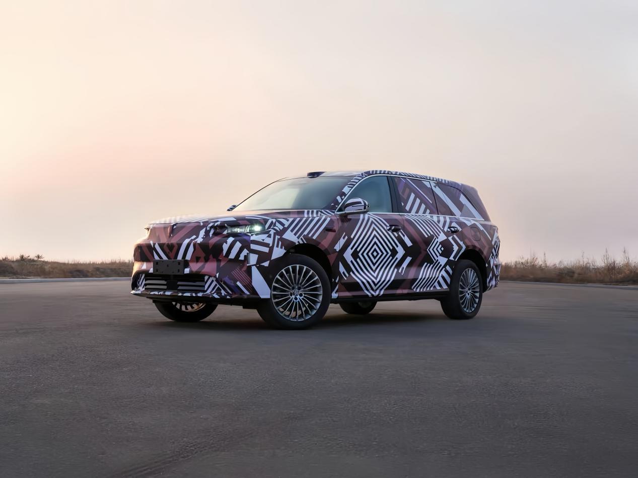 魏牌V9X预告图发布 定位AI豪华六座旗舰