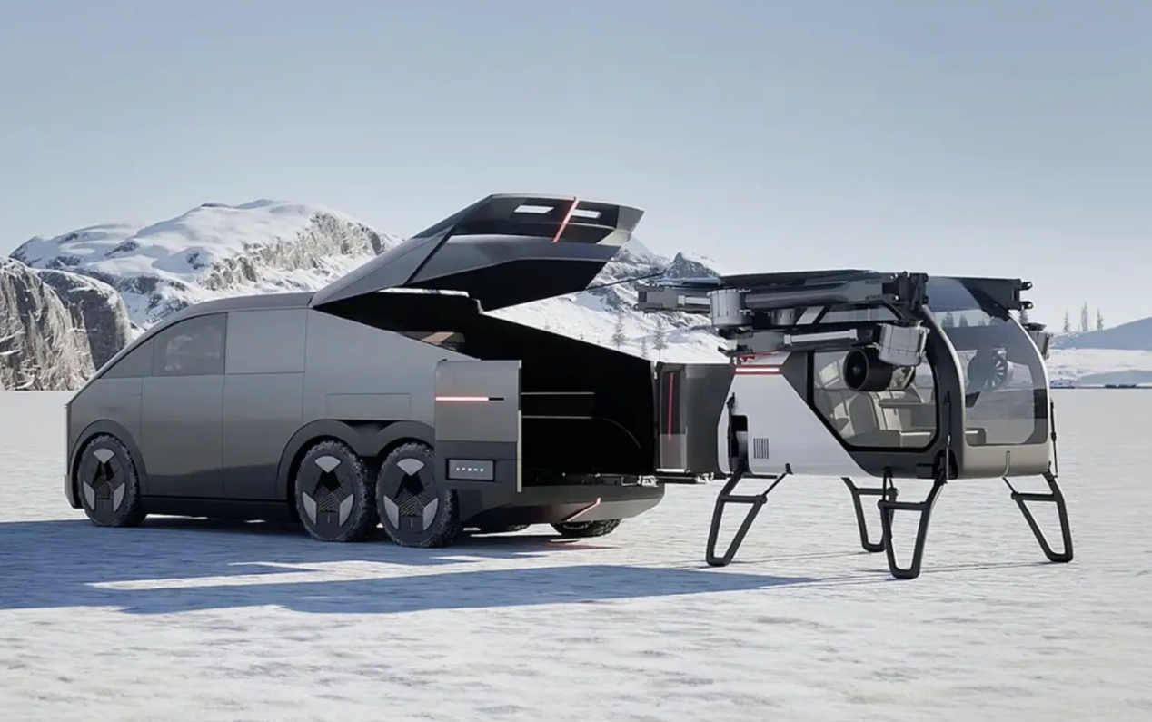 小鹏汇天陆地航母,能开能飞的量产分体式飞行汽车