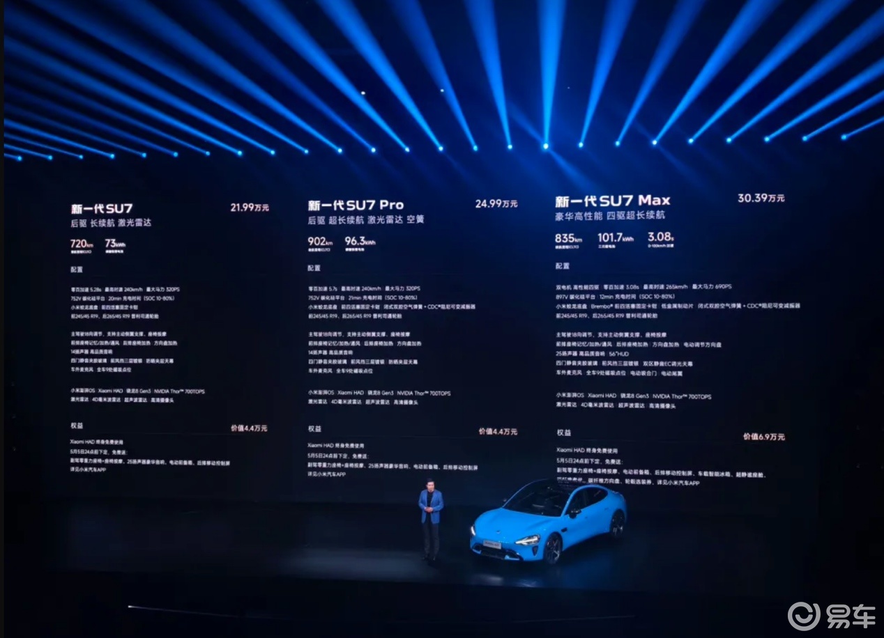 小米全新SU7涨价4千元！为何雷军说不得不涨！
