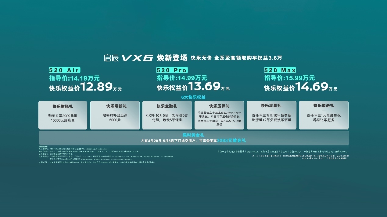 百变“大床车”，新款启辰VX6治愈你的焦虑