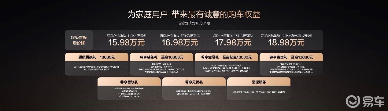 比亚迪唐DM-i智驾版175KM长续航版正式上市