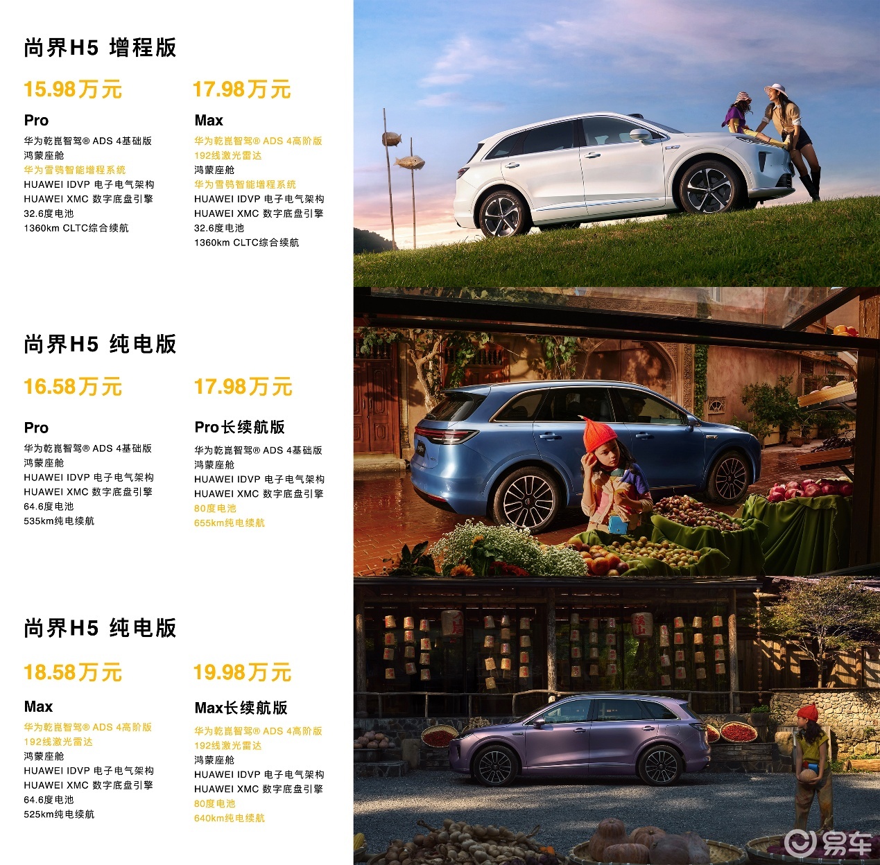 尚界H5同级首搭车位到车位，余承东称尚界H5远超同级