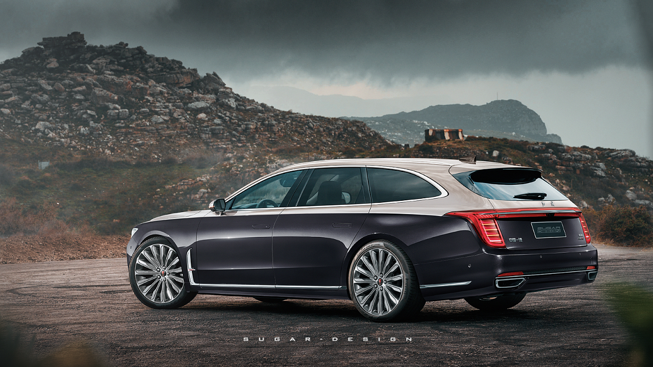 红旗h9加长版实车曝光_易车知识库