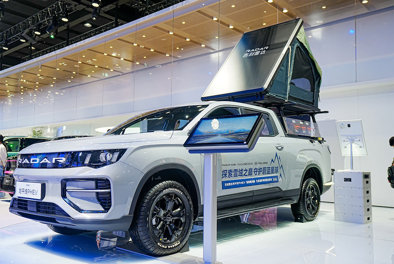 新能源皮卡亮相，吉利计划2026年前推出至少三款衍生车型