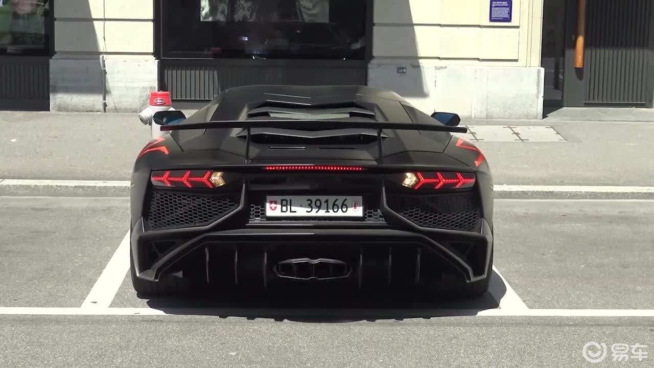 实拍兰博基尼aventadorsvj地表最强量产跑车当之无愧的公牛