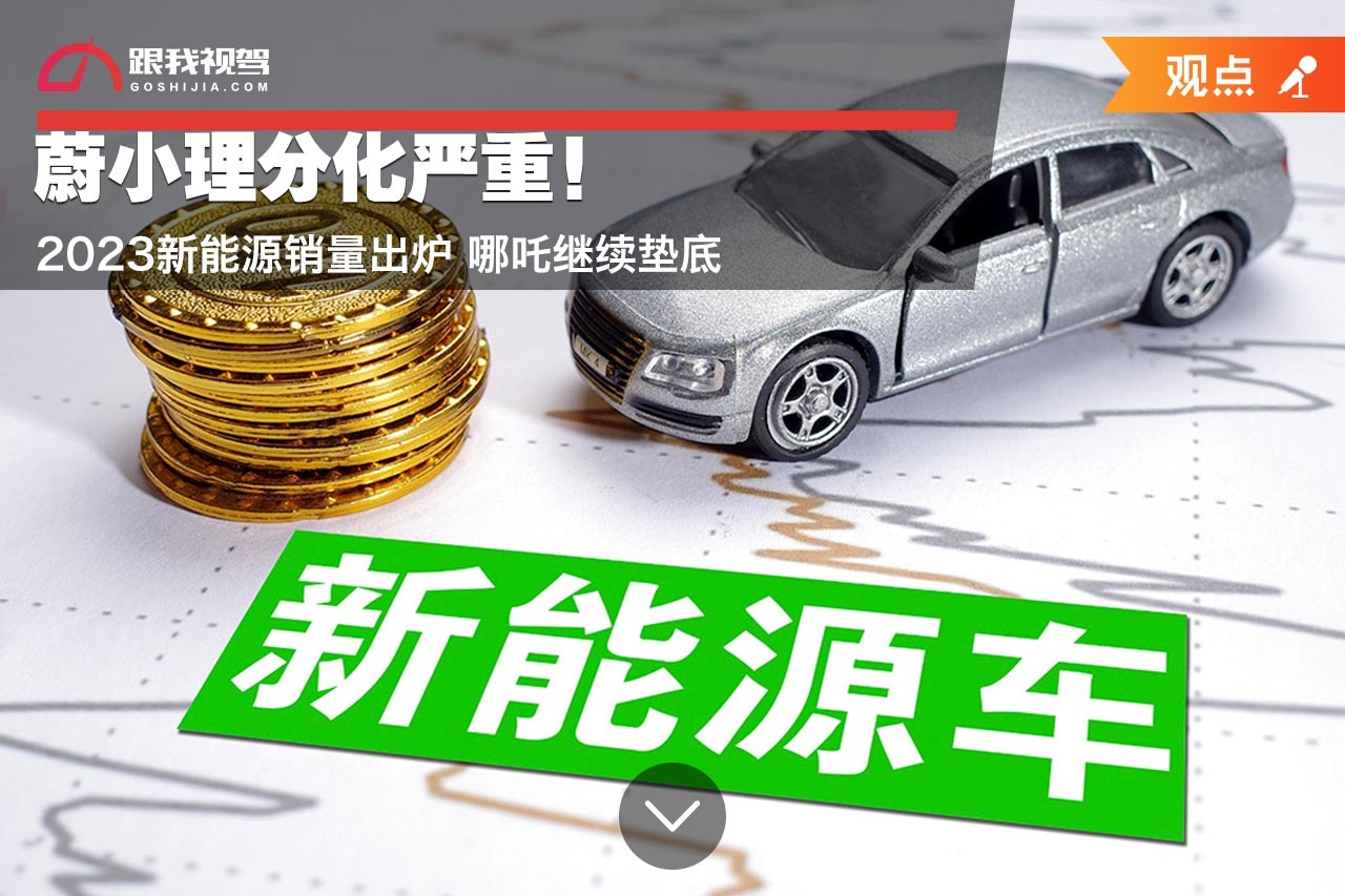 蔚小理分化严重！2023新能源销量出炉 哪吒继续垫底