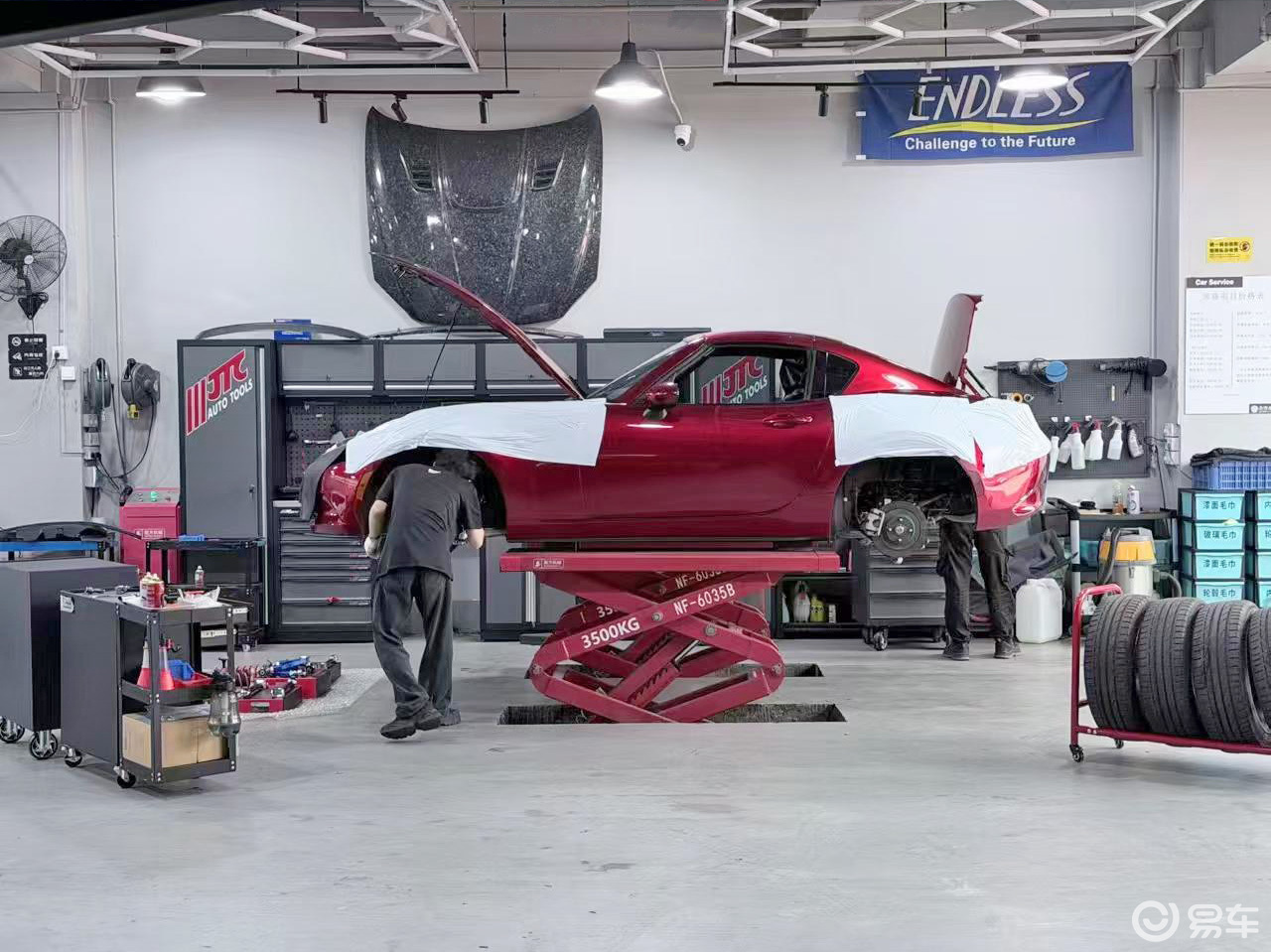 马自达MX5更换绞牙避震和可调摆臂套件全记录