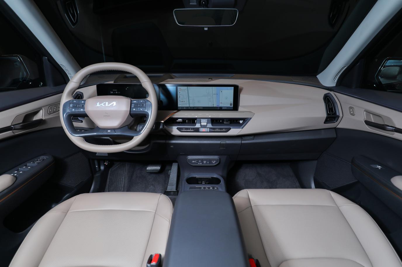 起亚ev5中控全景