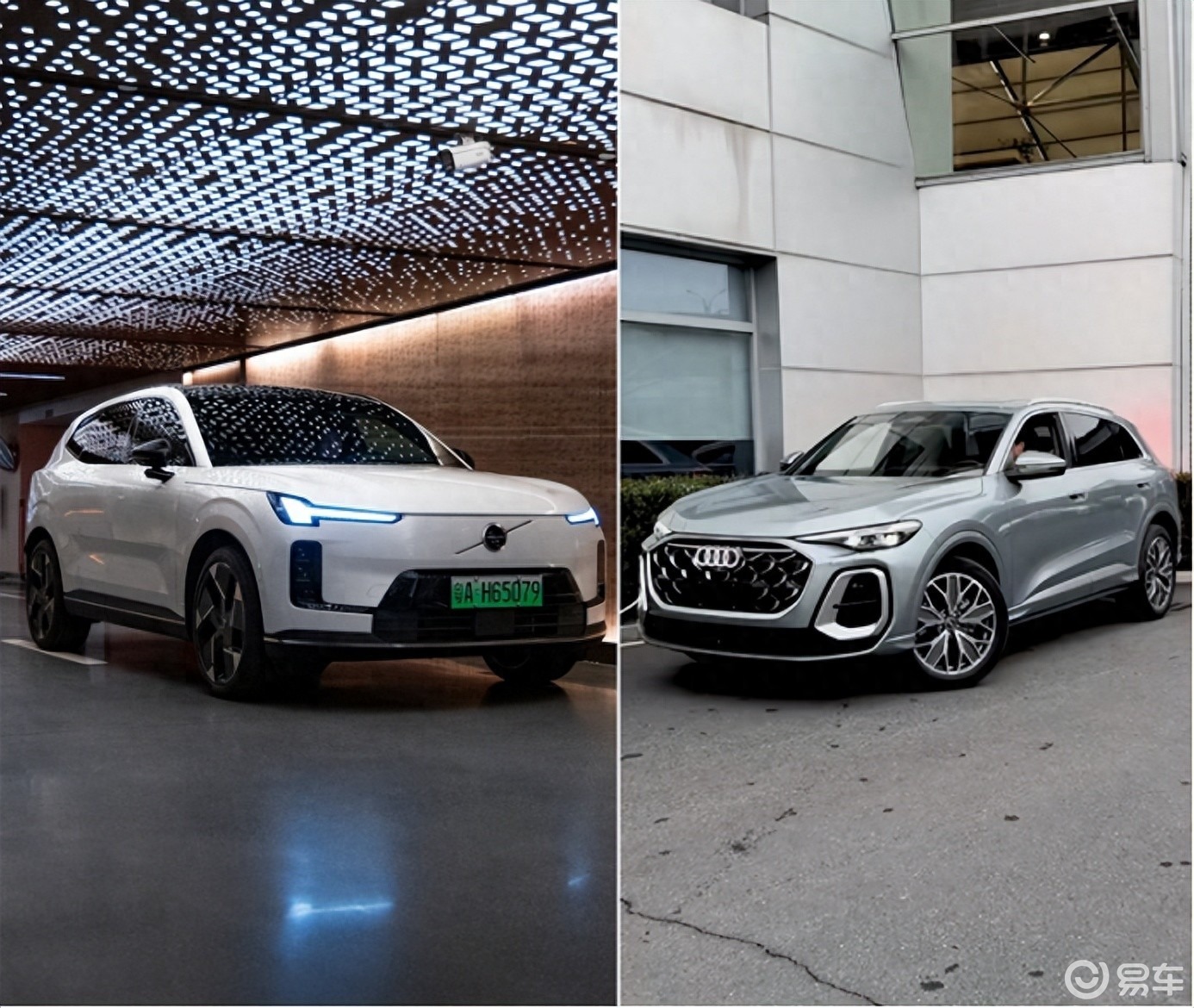 全新Q5L与XC70实车对比，燃油车和新能源差距有多大？