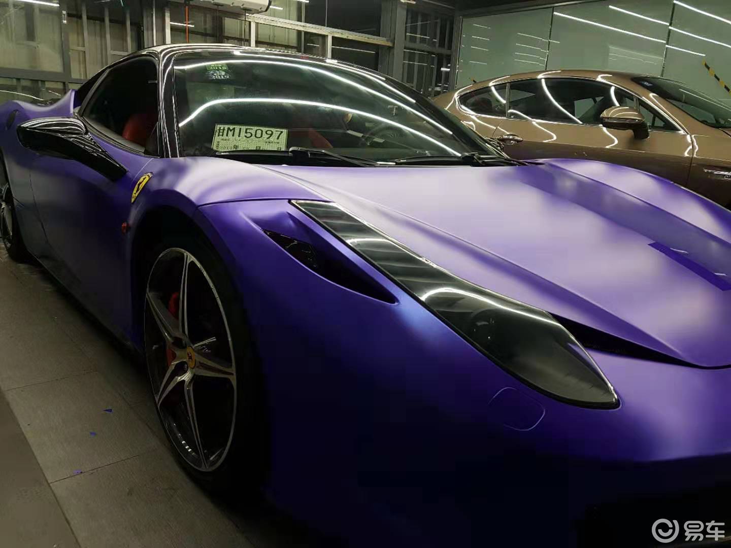 完美的质感时尚的延续法拉利改色电光紫身披紫奎星战袍