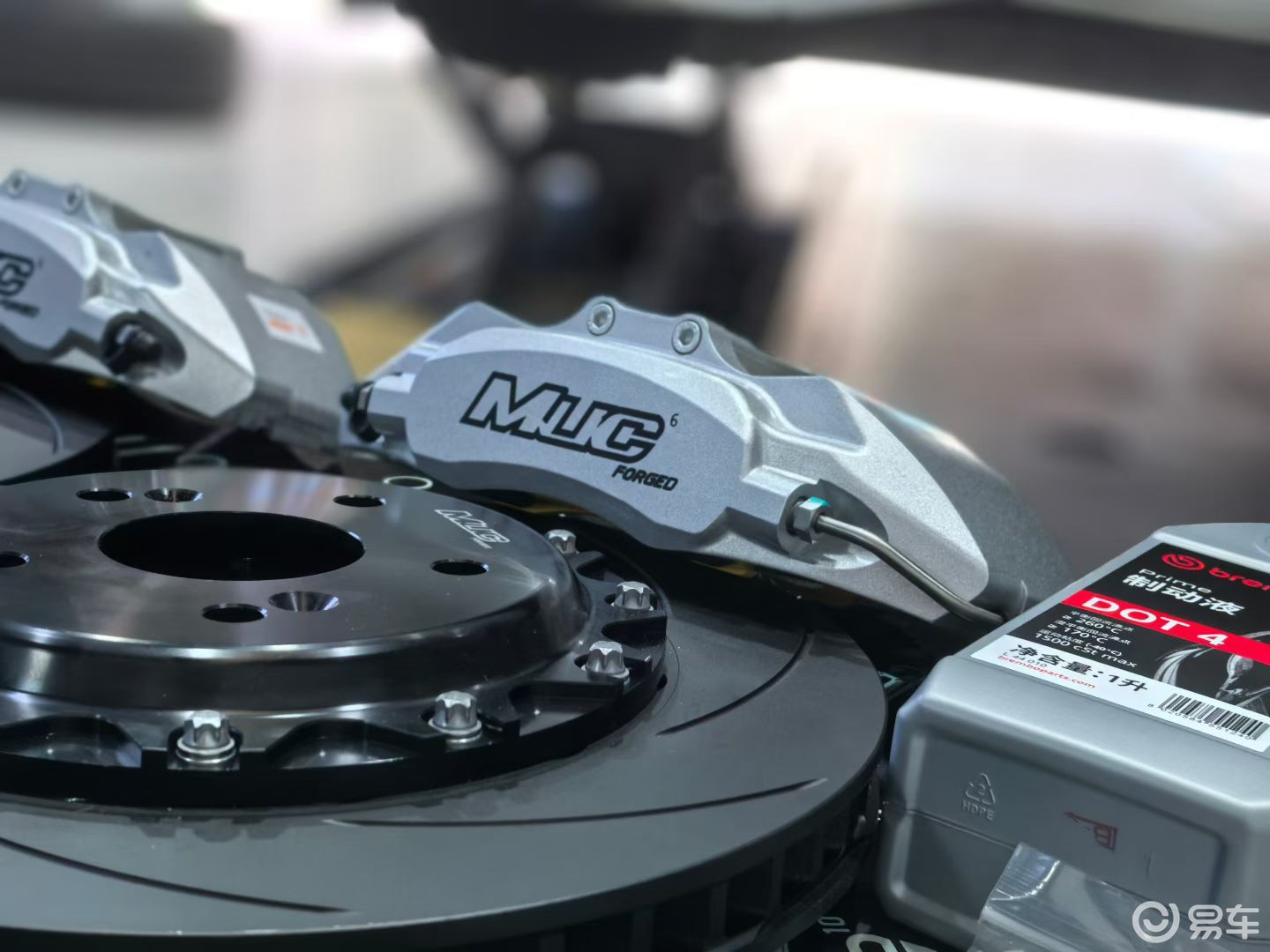 本田奥德赛原厂轮毂改装MUC前C-6六活塞刹车卡钳套装