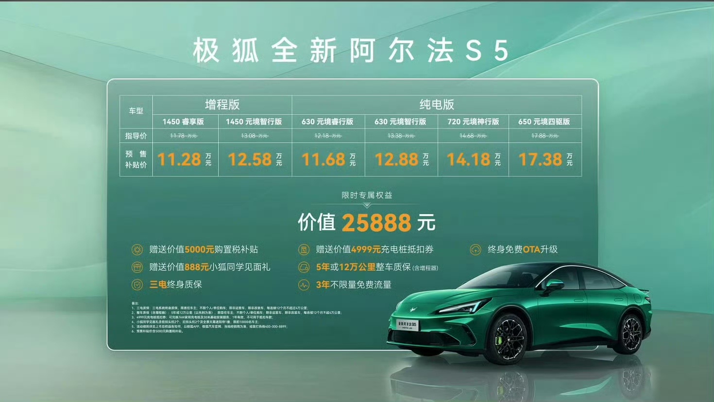 智驾功能全面性极狐全新阿尔法S5优于日产N7启源A06