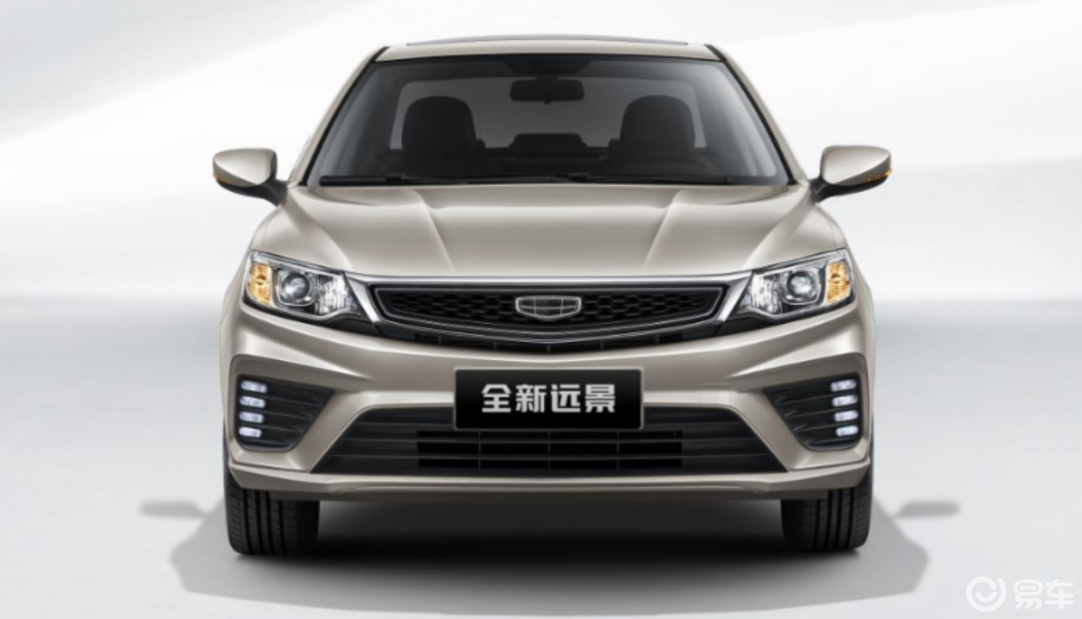 搭黑色酷炫车标,外观微调 吉利新远景官图曝光