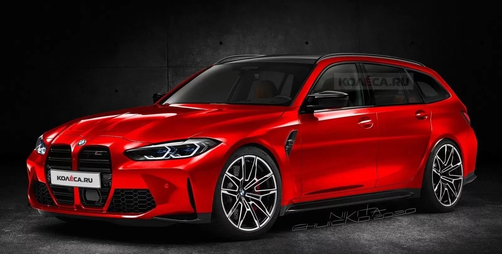 "瓦罐"野兽 全新宝马m3旅行版渲染图曝光_易车