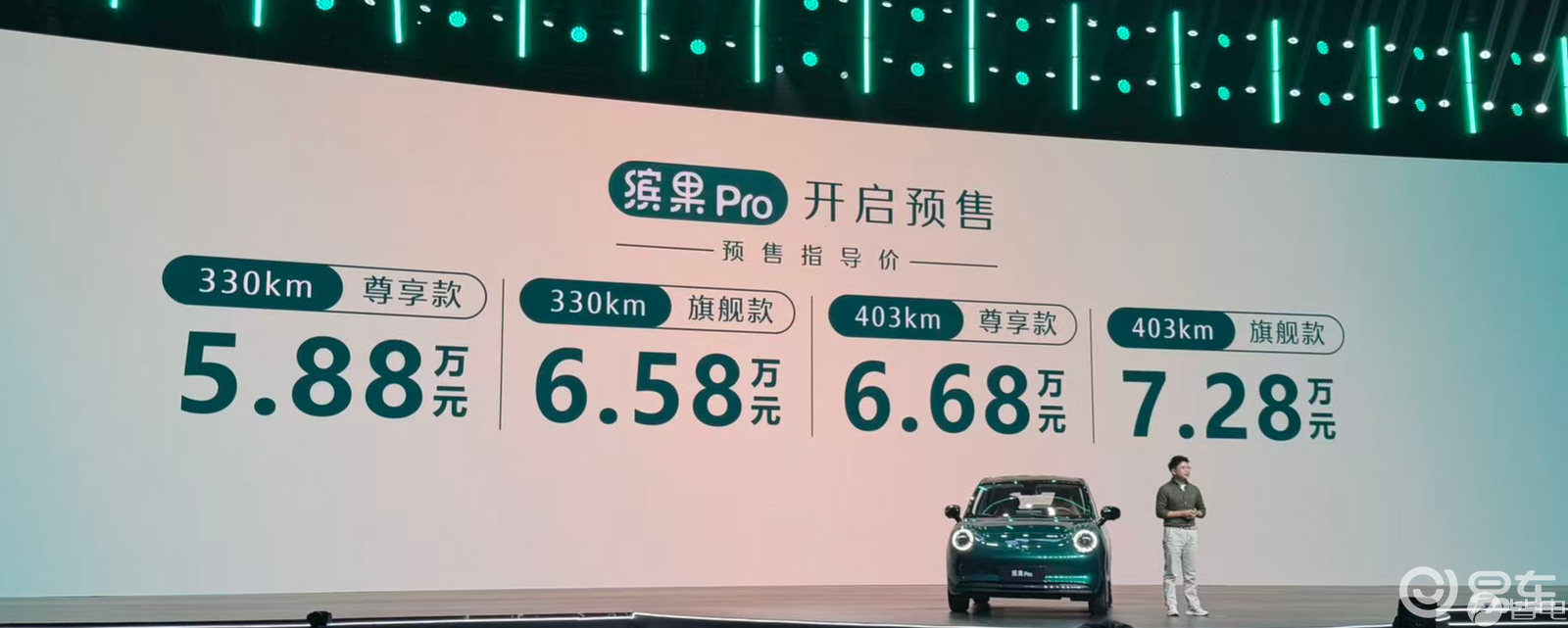 5.88万元起!五菱缤果Pro预售:最高续航403km