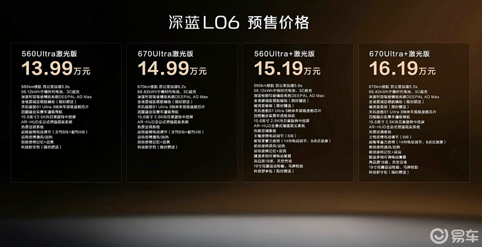 售13.99万元起,深蓝L06正式开启预售