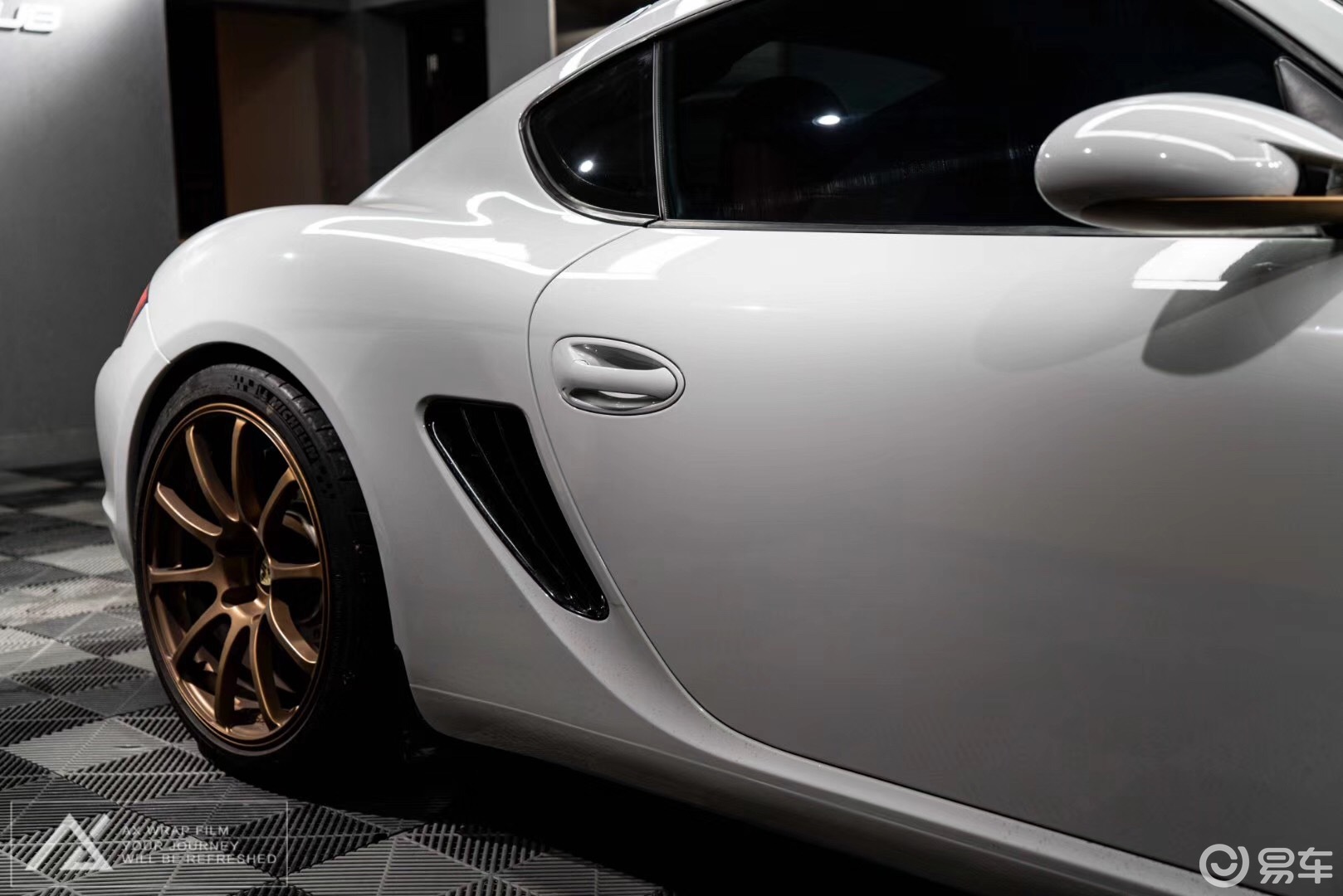 axwarpfilm保时捷曼卡高亮火山灰