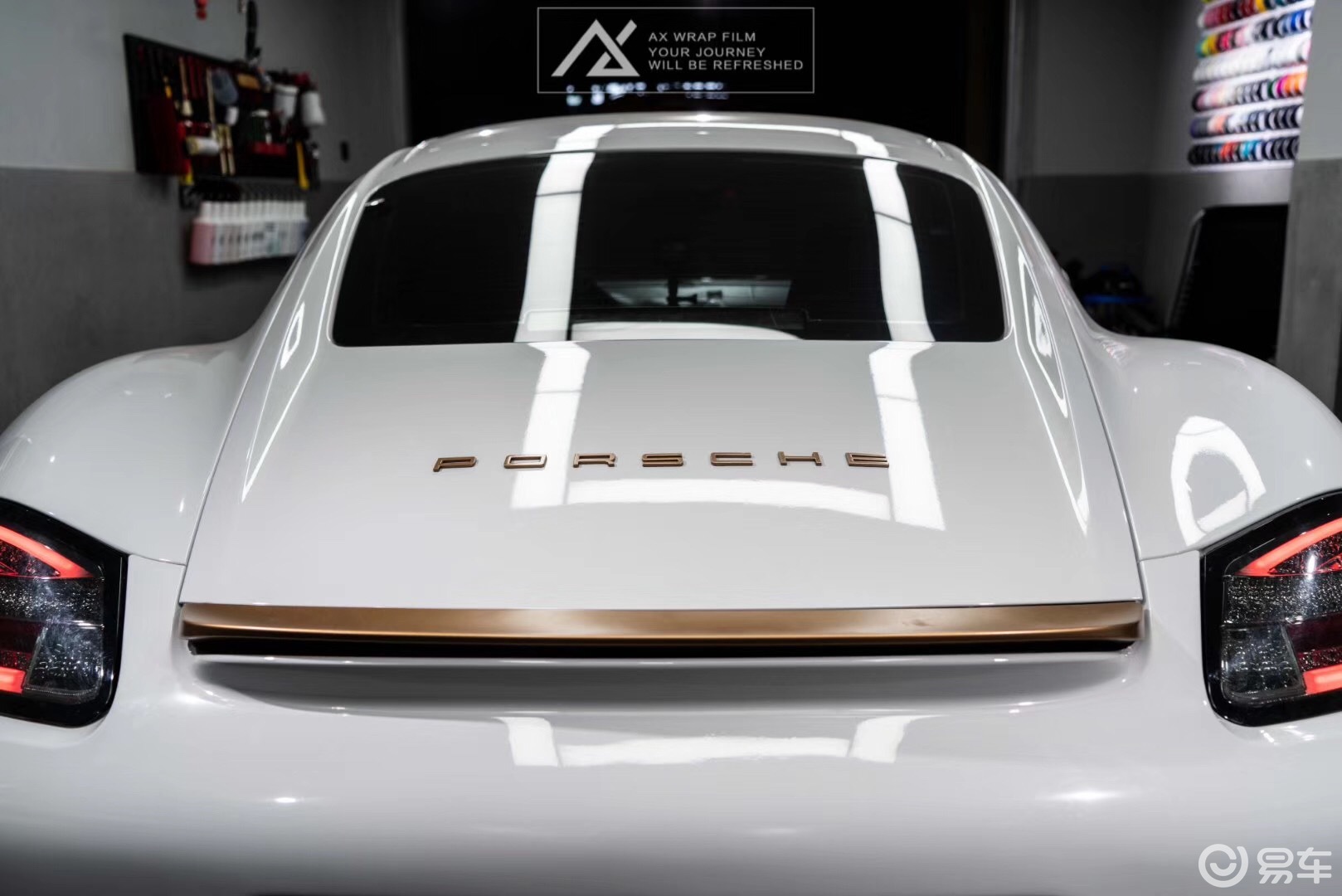 axwarpfilm保时捷曼卡高亮火山灰