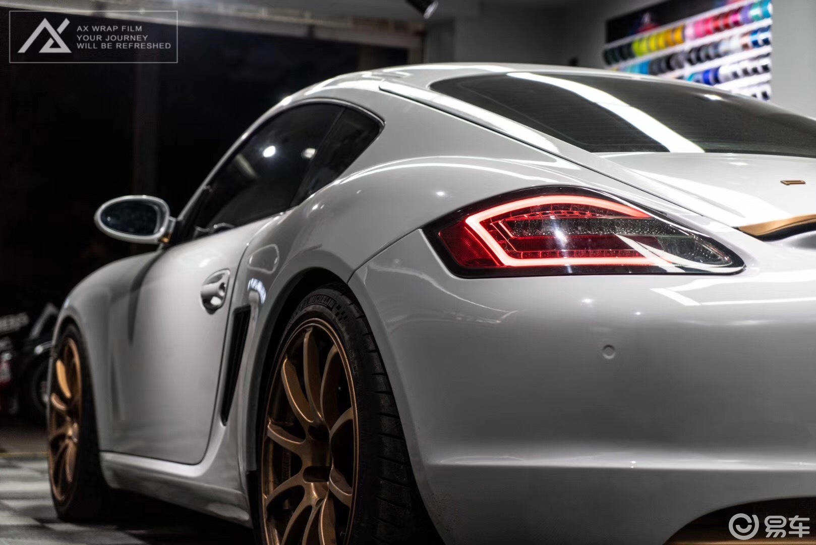 axwarpfilm保时捷曼卡高亮火山灰