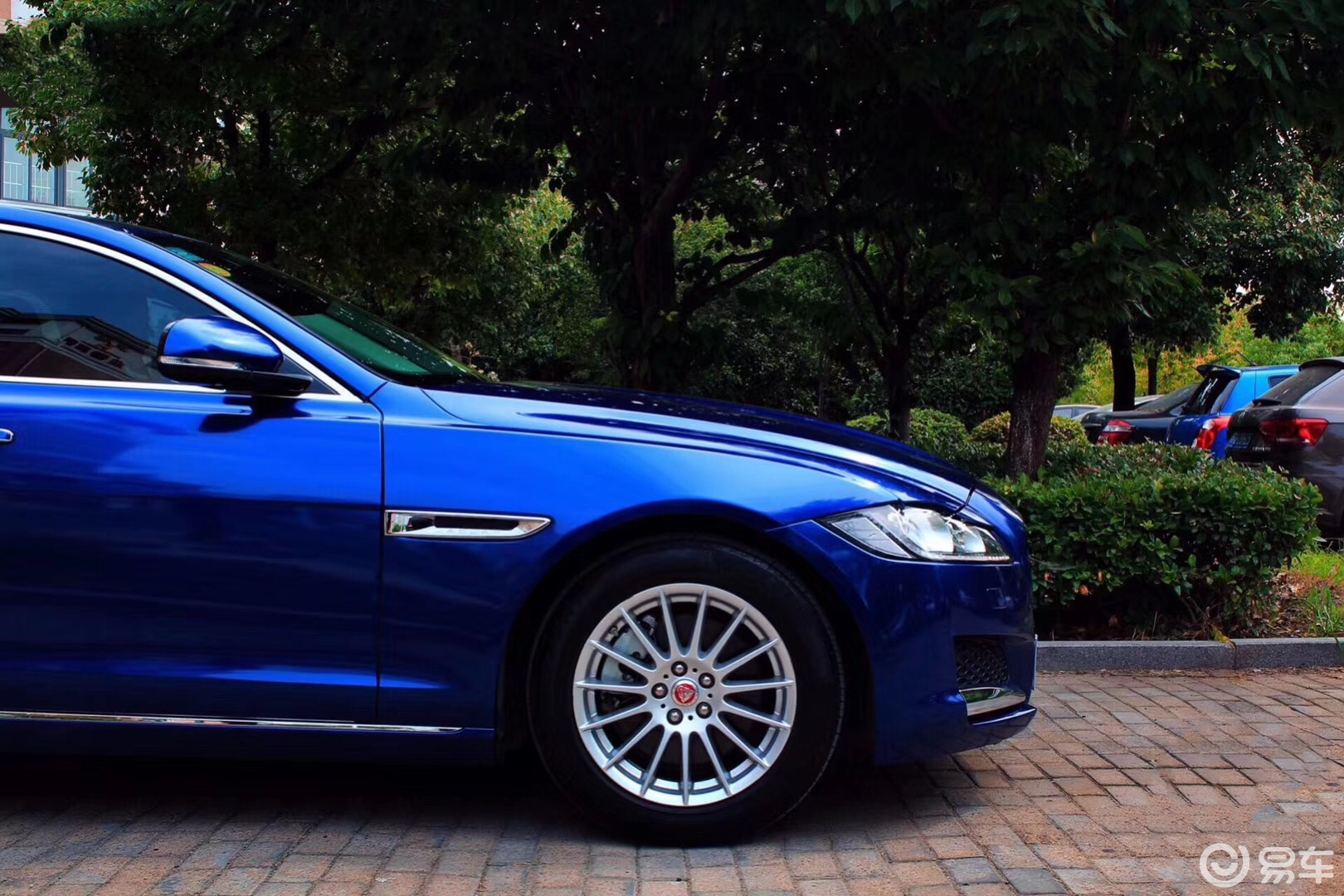 一头特殊蓝色的豹子捷豹xfl够疯狂