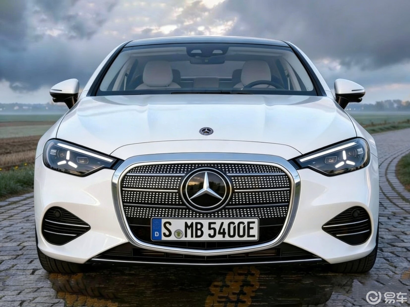 奔驰纯电C级假想图，溜背造型+三联屏内饰 续航800km