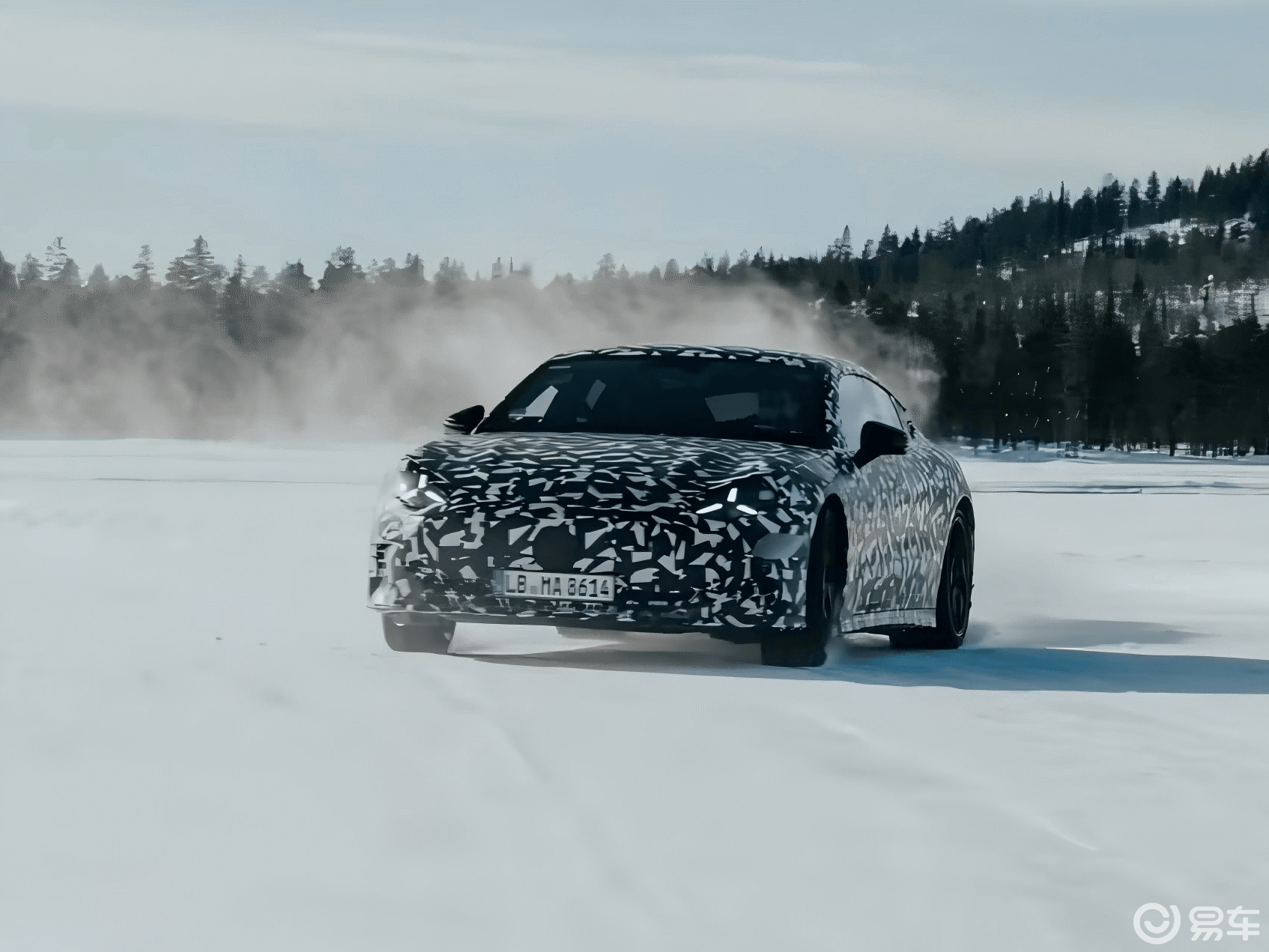 纯电AMG GT完成冬测,还是我们熟悉的“西装暴徒”吗?