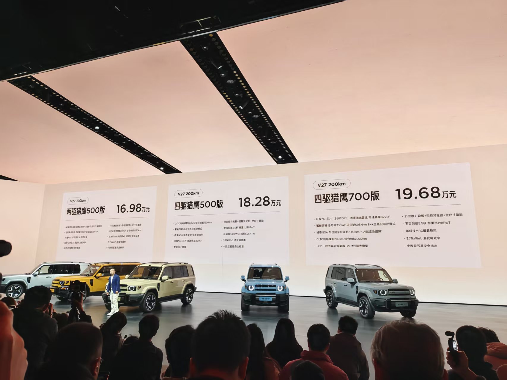 售16.98-19.68万元,iCAR V27上市